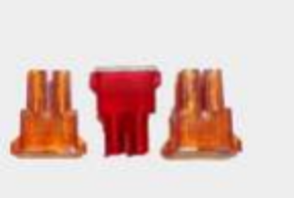 تصویر از مجموعه فیوز ضربه آهسته پراید - لامپ دار - خورشید