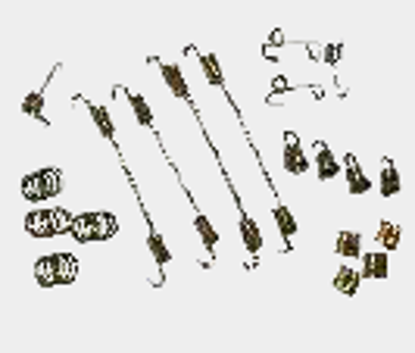 تصویر از مجموعه کامل فنر لنت کفشک ترمز چرخ عقب 405