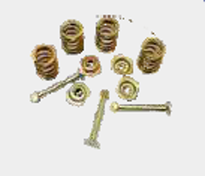 تصویر از فنر و پولک و پین نگهدارنده کفشک عقب 405 - خورشید