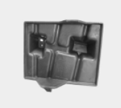 تصویر از زیر باطری پراید - پلیمری - خورشید موتور